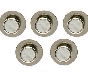 Round dress studs - set of five